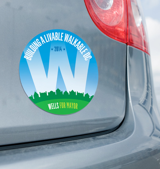 Wells auto decal