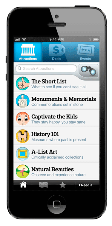 explore dc app screenshot
